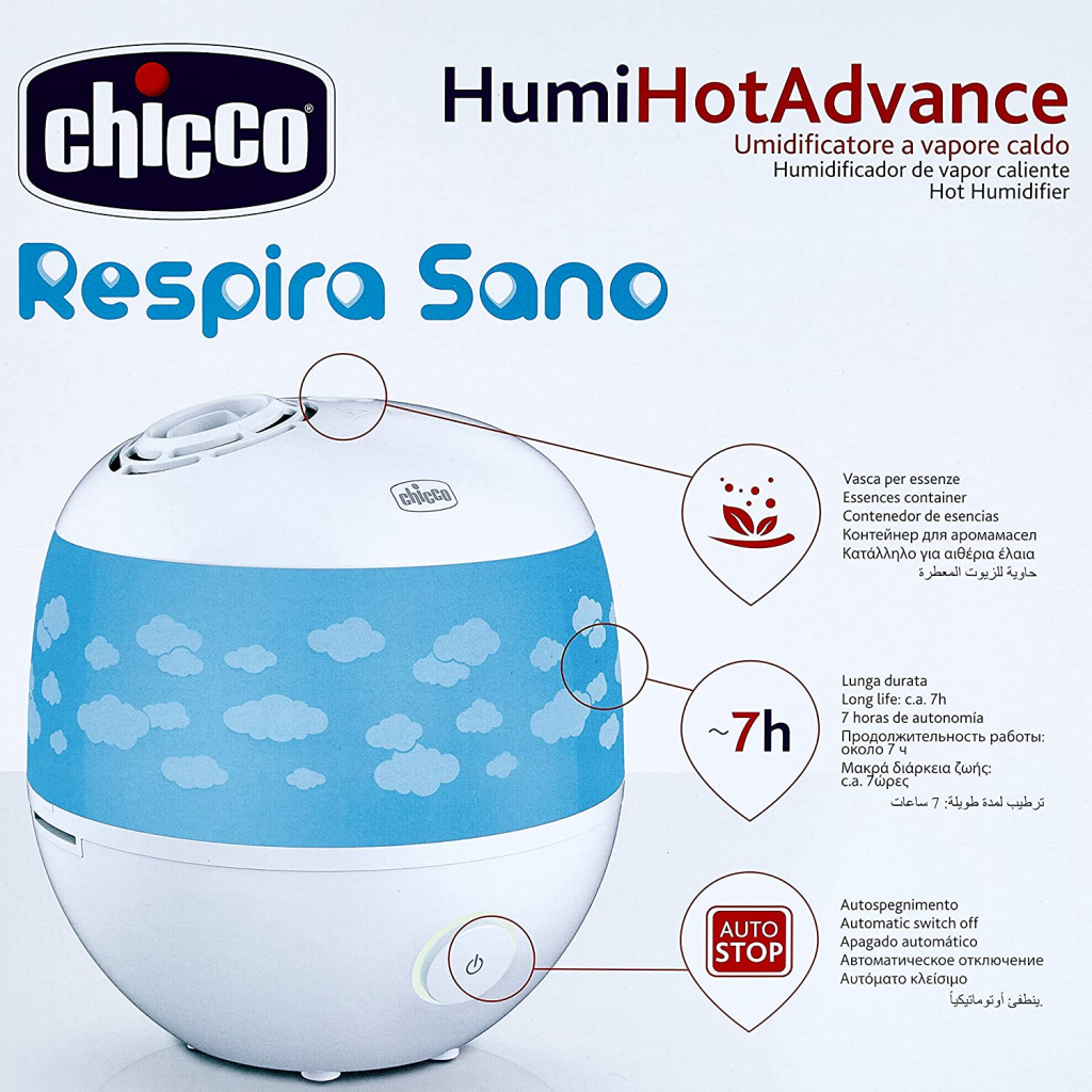 CHICCO RESPIRA SANO HUMI HOT ADVANCE OVL