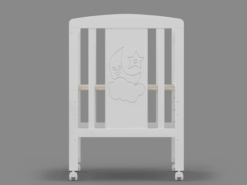 NESTA DRVENI KREVETIĆ LUNA 120X60CM