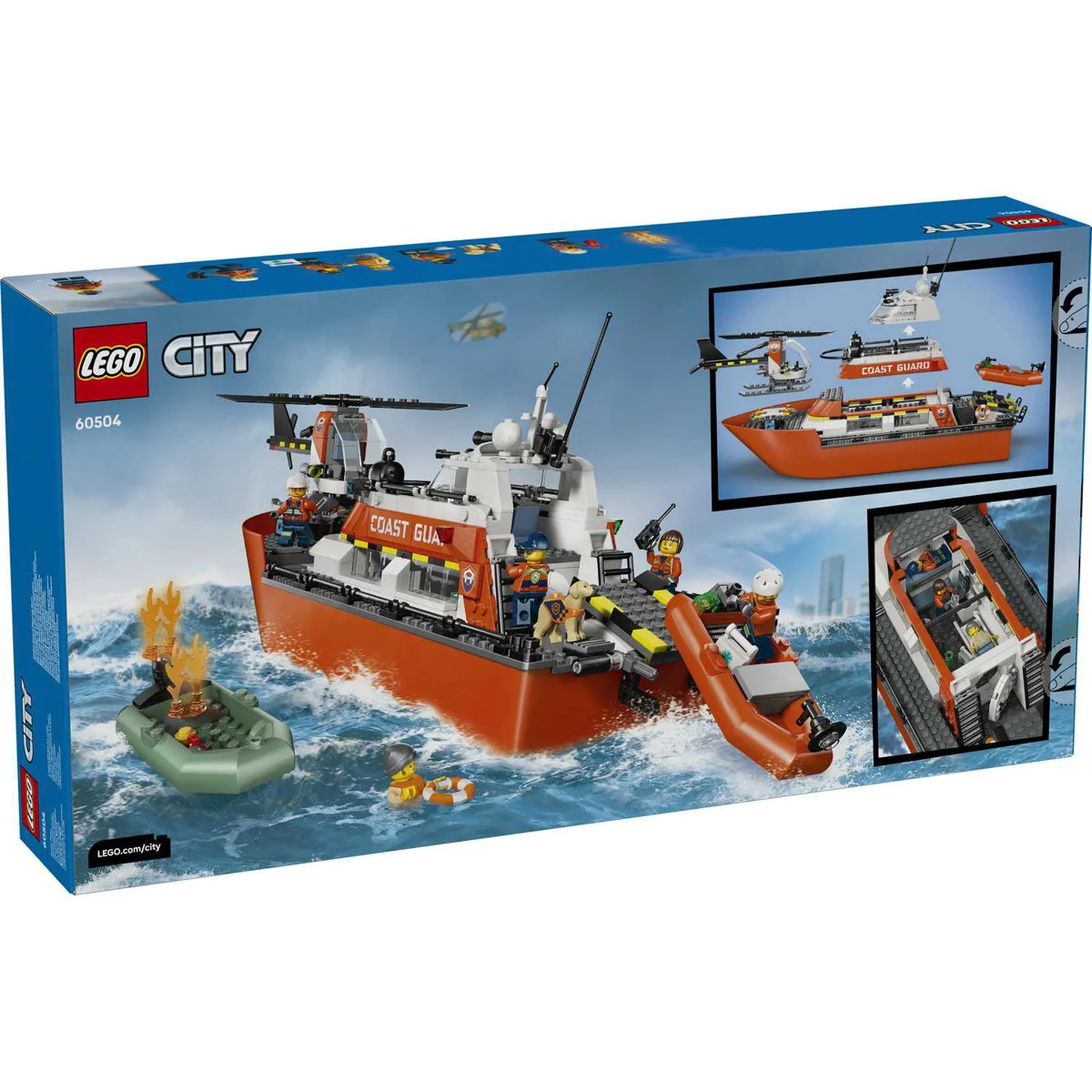 LEGO 60504 SPASILAČKI BROD I HELIKOPTER