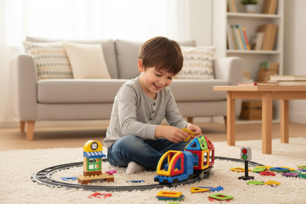 Kreativna zabava u kući za jesenske dane - Magplayer magnetne kocke!