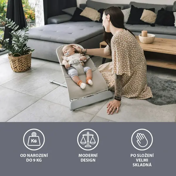 ZOPA LEŽALJKA ROCKER SIESTA DIAMOND BEIGE