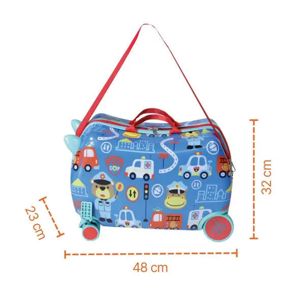 ZOPA KOFER PACK & RIDE DINO