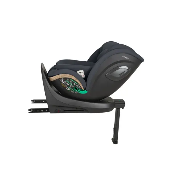 KIKKA BOO AUTOSJEDALICA I-TWIST I-SIZE,GREY