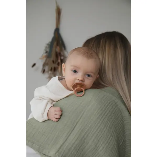 BIBS MUSLIN 2 PAK. 70/70CM SAGE