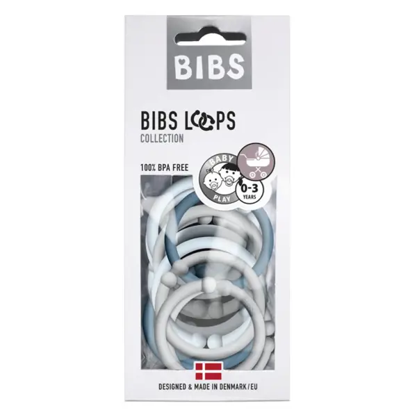 BIBS PETLJE 12 PAK.BABY BLUE/CLOUD/PETROL