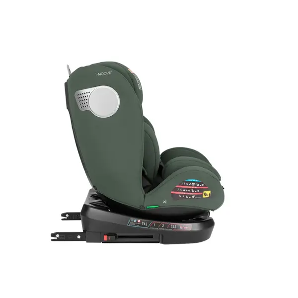 KIKKA BOO AUTOSJEDALICA I-MOOVE 2 I-SIZE,ARMY GREEN