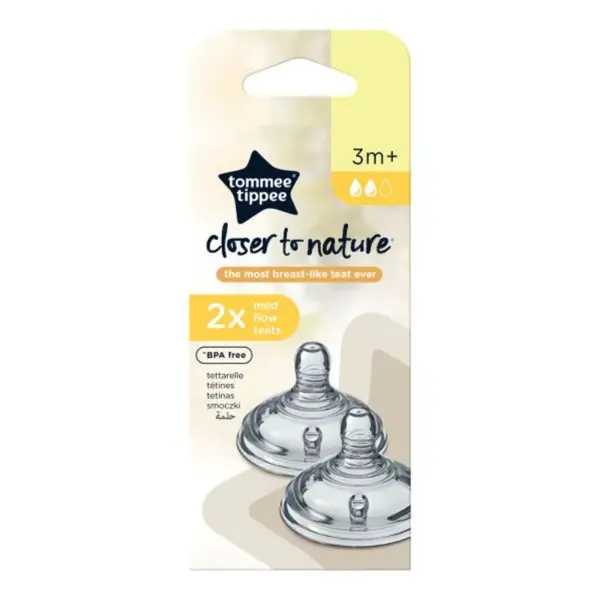TOMMEE TIPPEE CTN ZAMJENSKE DUDE SREDNJI OTVOR 2 KOM