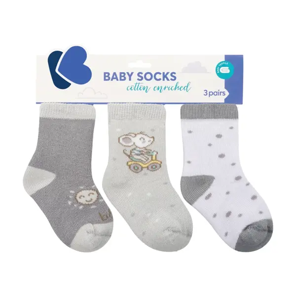 KIKKA BOO TERMO ČARAPE JOYFUL MICE 6-12M