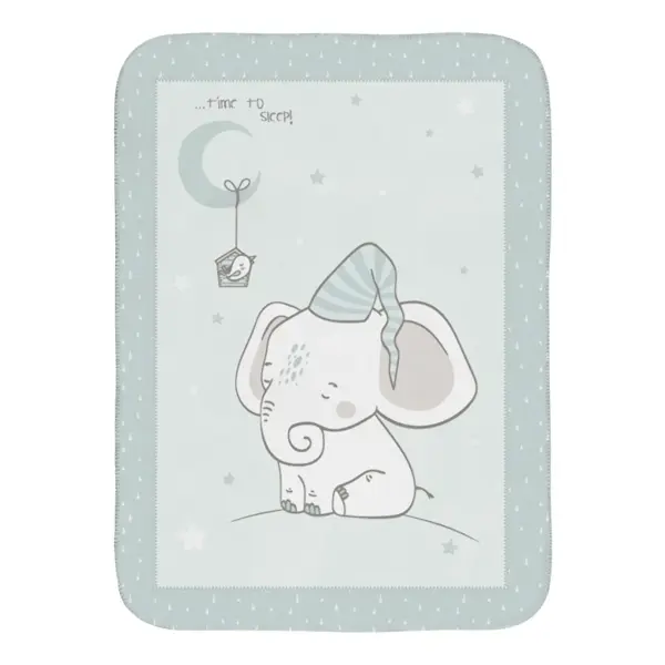 KIKKA BOO SUPER MEKANA DEKA 80/110 CM ELEPHANT TIME