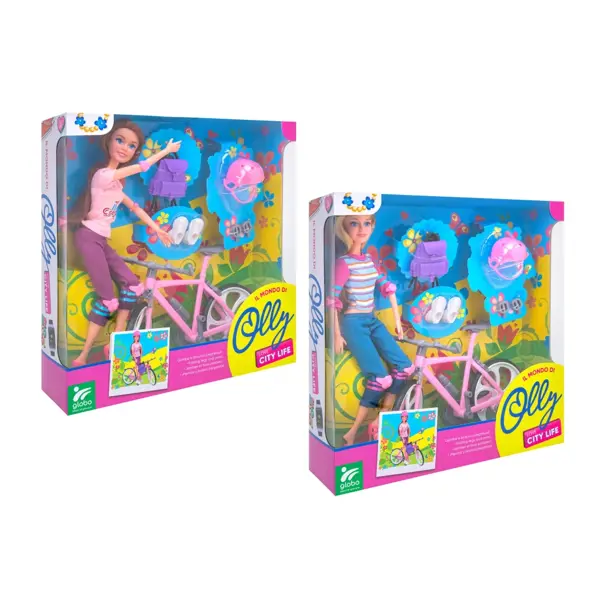 GLOBO BARBIKA S BICIKLOM 29CM
