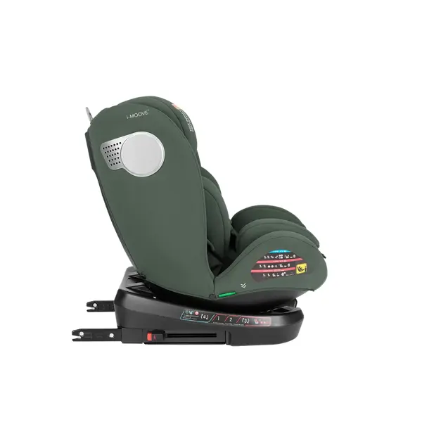 KIKKA BOO AUTOSJEDALICA I-MOOVE 2 I-SIZE,ARMY GREEN