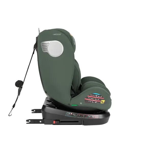 KIKKA BOO AUTOSJEDALICA I-MOOVE 2 I-SIZE,ARMY GREEN