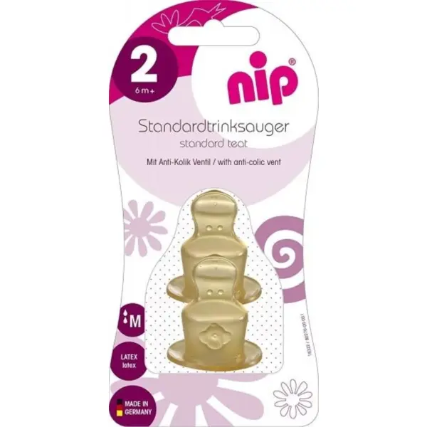NIP SISAČ ANATOMIC, ANTICOLIC, LATEX, VEL.2 (6+MJ) FLOW M