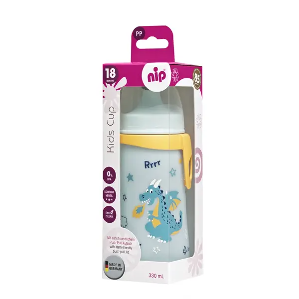 NIP KIDS CUP, PP, 330ML, BOY