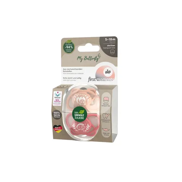 NIP BUTTERFLY DUDA, SILIKON, VEL.2 (5-18 MJESECI)