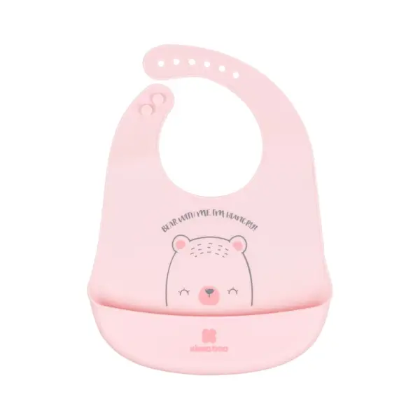 KIKKA BOO SILIKONSKI SIPERAK BEAR WITH,PINK