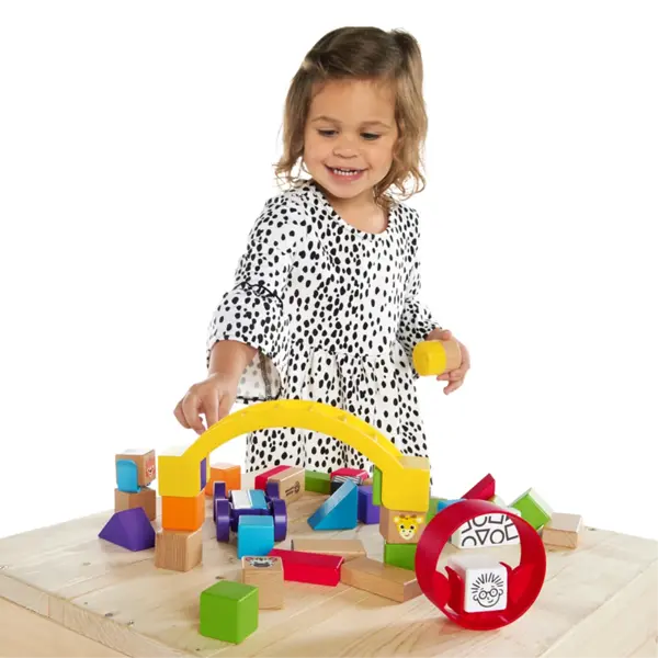HAPE DRVENE KOCKE 40KOM FOR.