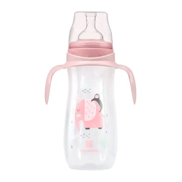 KIKKA BOO PP BOCA ZA HRANJENJE 400ML,JINGLE JUNGLE,PINK