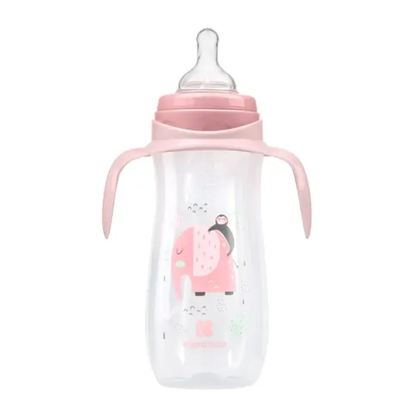 KIKKA BOO PP BOCA ZA HRANJENJE 400ML,JINGLE JUNGLE,PINK