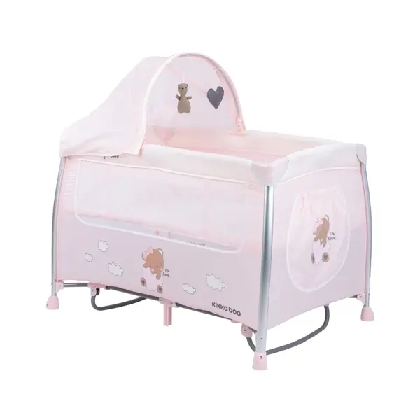 KIKKA BOO VIKEND KREVETIĆ 2 NIVOA,DREAMY BEAR PINK