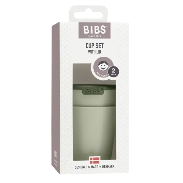 BIBS SET ŠALICA SAGE