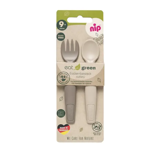 NIP PRIBOR ZA JELO,EAT GREEN,MIX ,9MJ+