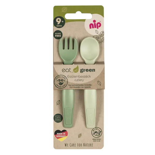 NIP PRIBOR ZA JELO,EAT GREEN,MIX ,9MJ+