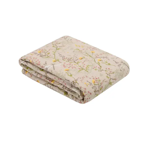 KIKKA BOO DVOSLOJNA MUSLIN DEKICA 100X100CM,SECRET GARDEN,BE