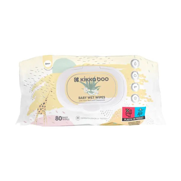 KIKKA BOO VLAŽNE MARAMICE 80KOM,ALOA VERA&CHAMOMILE