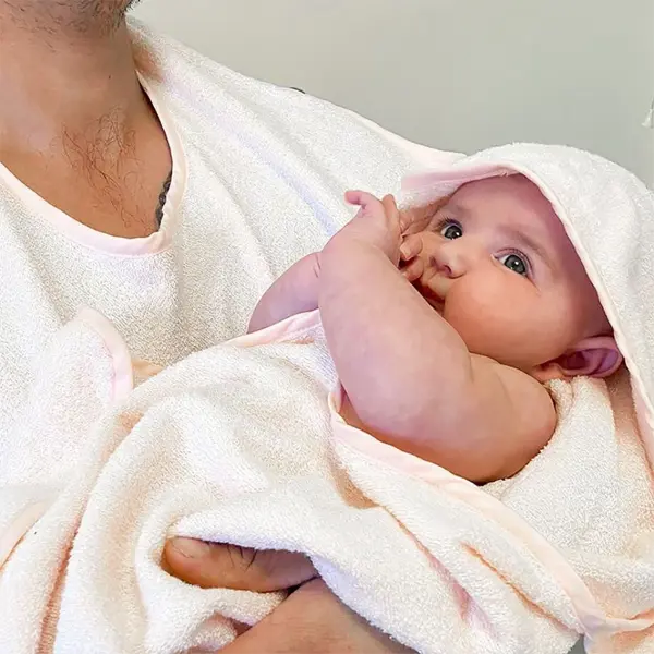 SHNUGGLE RUČNIK ZA BEBE I RODITELJE,PINK
