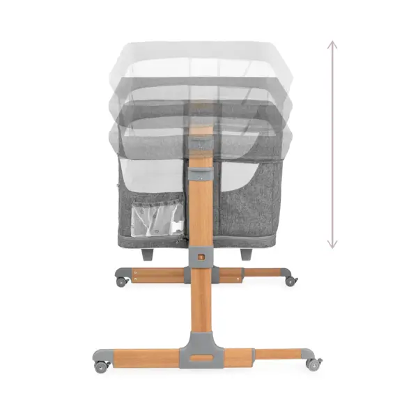 MOMI SMART BED KOLIJEVKA SIVA