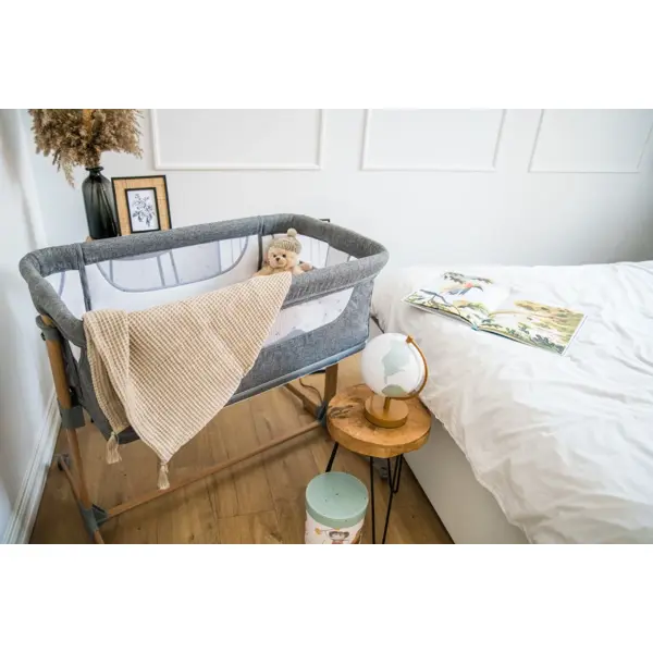 MOMI SMART BED KOLIJEVKA SIVA
