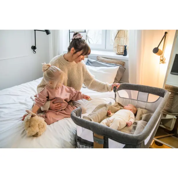 MOMI SMART BED KOLIJEVKA SIVA