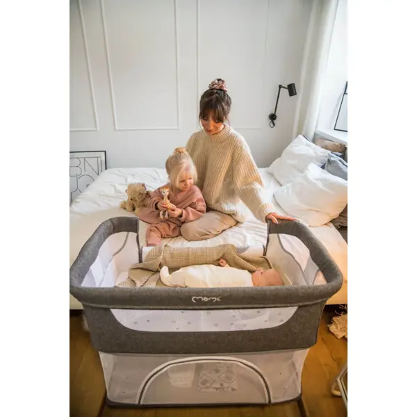 MOMI SMART BED KOLIJEVKA SIVA