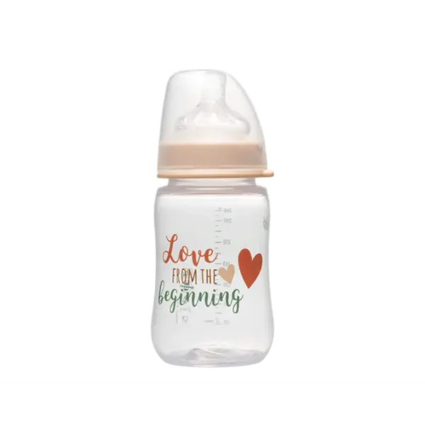 NIP PP BOČICA ŠIROKO GRLO, 260ML, VEL.0+,FLOW M, UNISEX