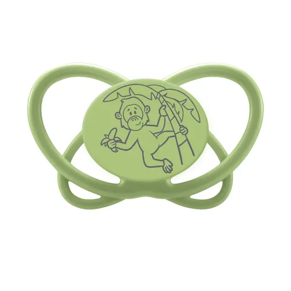 NIP BUTTERFLY GREEN,SILIK.,VEL.1, 0-6MJ