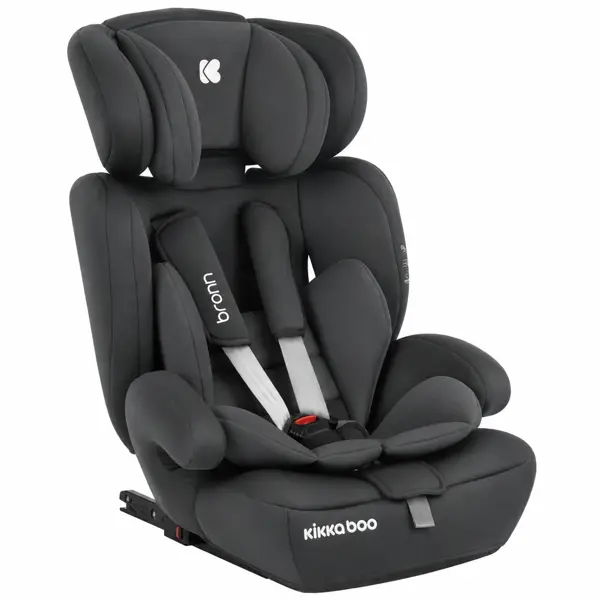 KIKKA BOO AUTOSJEDALICA BRONN ISOFIX 9-36KG, GREY 