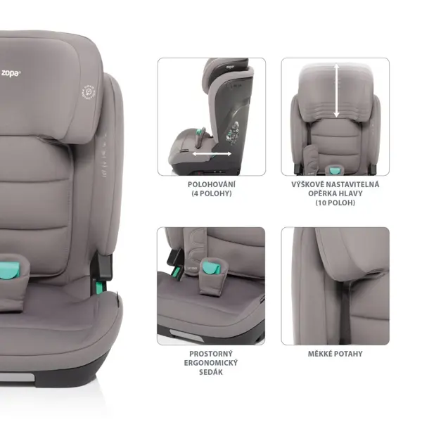 ZOPA AUTOSJEDALICA MATRIX I-SIZE,NIGHT BLACK