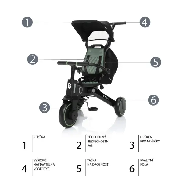 ZOPA TRIKE X TRIKE TRICIKLO,LUNAR GREY