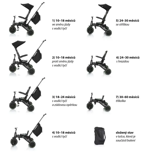 ZOPA TRIKE X TRIKE TRICIKLO,LUNAR GREY