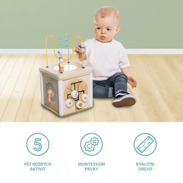 ZOPA DRVENA AKTIVNA KOCKA