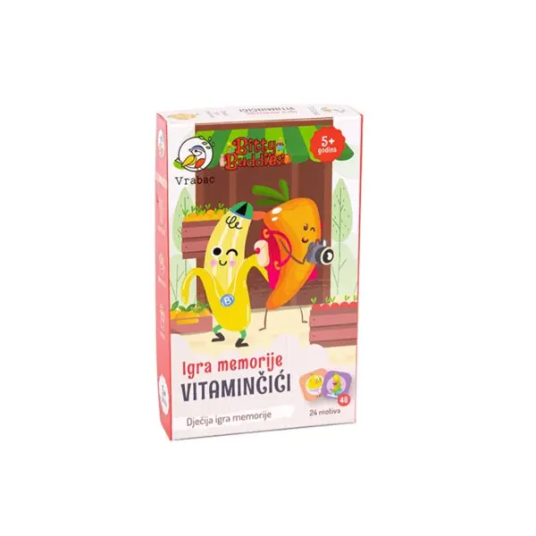 BITTY BUDDIES IGRA MEMORIJE VITAMINČIĆI,VRABAC