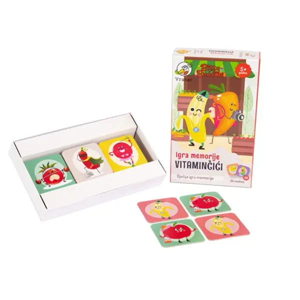 BITTY BUDDIES IGRA MEMORIJE VITAMINČIĆI,VRABAC
