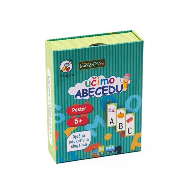 LEARN&PLAY MINI EDUKATIVNA SL.UČIMO ABECEDU,VRABAC