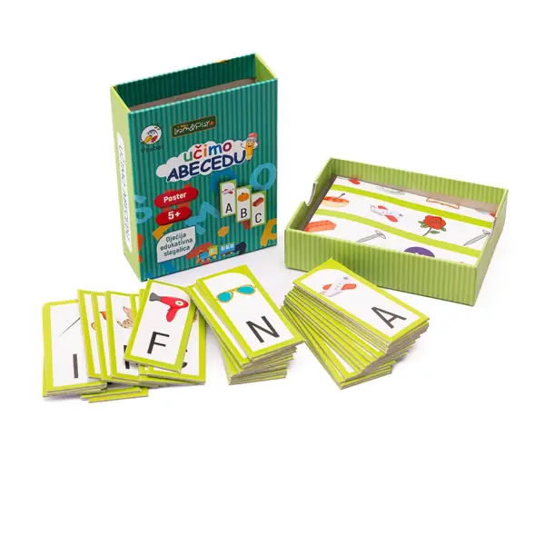 LEARN&PLAY MINI EDUKATIVNA SL.UČIMO ABECEDU,VRABAC