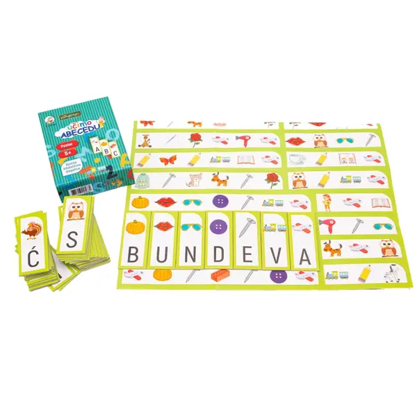 LEARN&PLAY MINI EDUKATIVNA SL.UČIMO ABECEDU,VRABAC