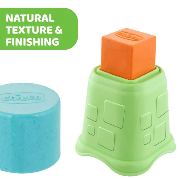 CHICCO ECO IGRAČKA SLAGANJE ČAŠA 2U1,6-36M M.