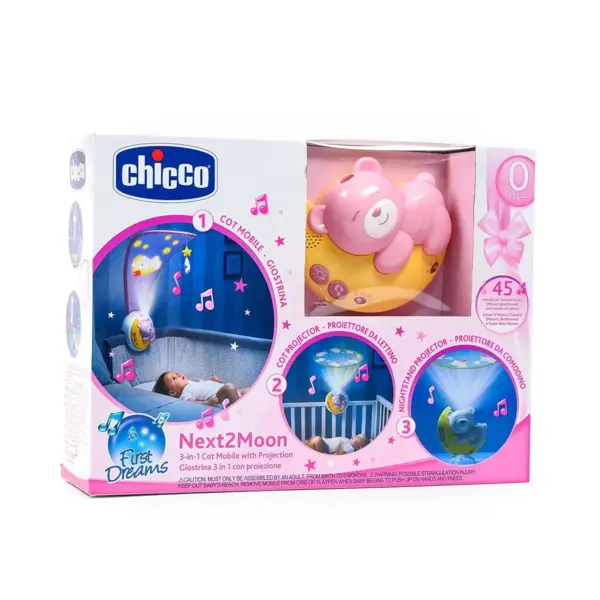 CHICCO PROJEKTOR NEXT2MOON,ROZA  M.