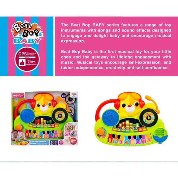 WINFUN IGRAČKA DJ PUPPY MUSIC MIXER