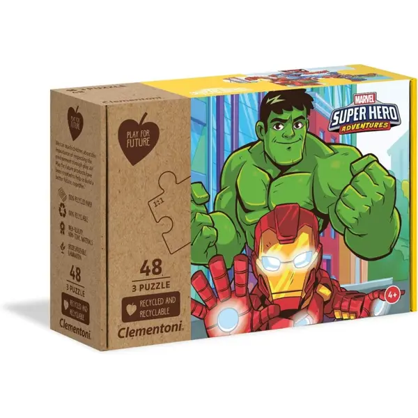CLEMENTONI  PUZZLE 3X48 PFF M.